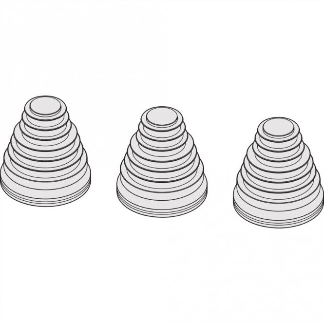 KIT KABELDURCHFUEHRUNG (3ST) 