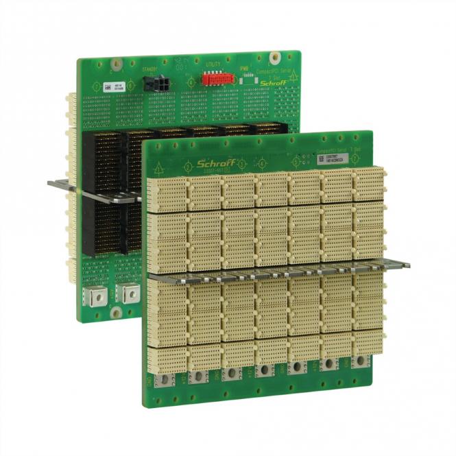 Carte-mère série CPCI, 3 U, 7 slots, System Slot Left, Single Star, avec RIO 