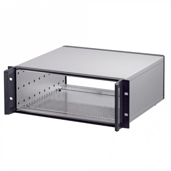 RatiopacPRO Coffret de montage en rack 19-pouces, blindage rétrofitable avec poignées, 6 U, 84 CV, 375mm 