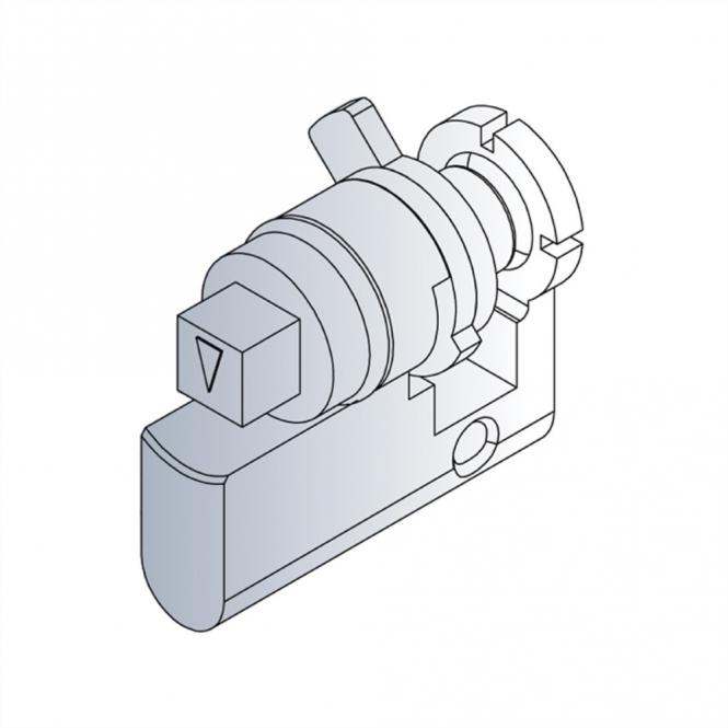 ZYLINDER 8MM SQUARE BIT 