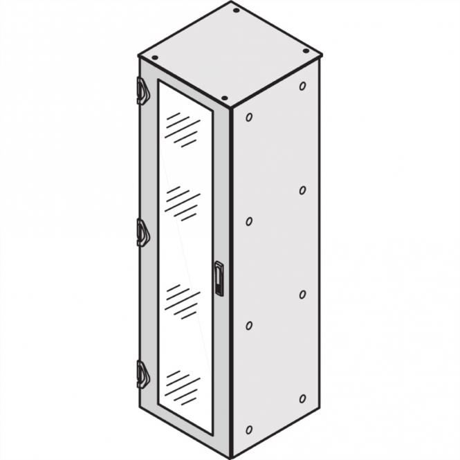 TUER GLAS. 2000 x 800, IP55 RAL7021 