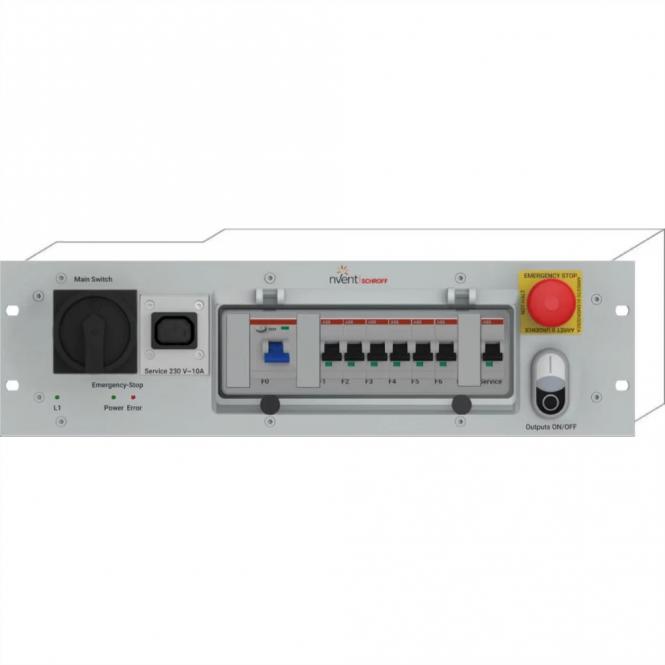 Rack Safety Plus, 3 HE, 230V AC, CEE 