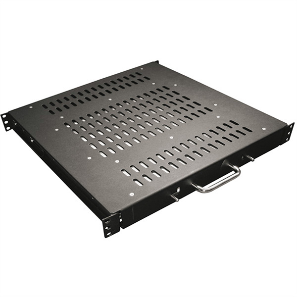 19-Zoll-Fachboden, ausziehbar, 435 x 505mm, 80kg 