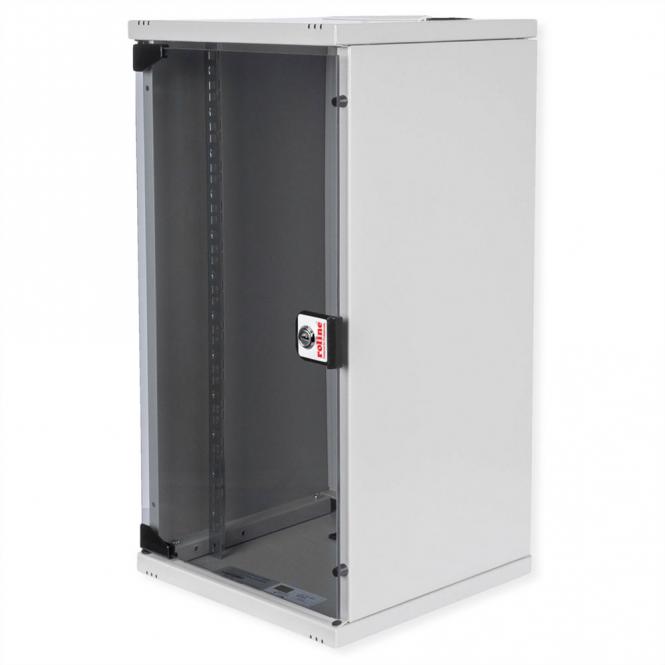 10-Zoll Wandgehäuse 12 HE, 312x300 BxT grau 