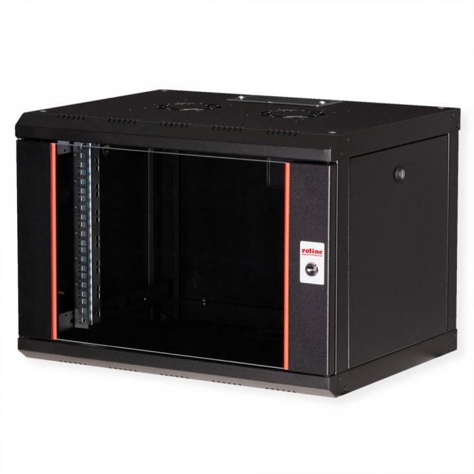 19-Zoll Wandgehäuse Pro 7 HE, 600x450 BxT schwarz 