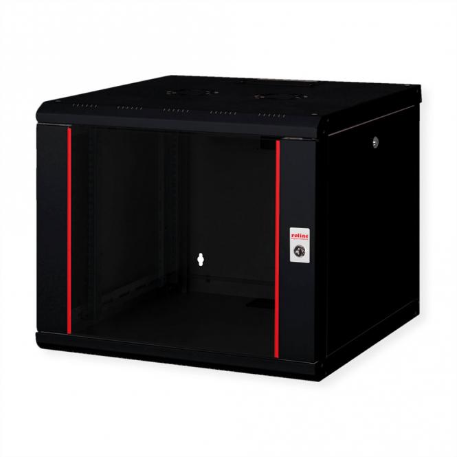 19-Zoll Wandgehäuse Pro 9 HE, 600x600 BxT schwarz 