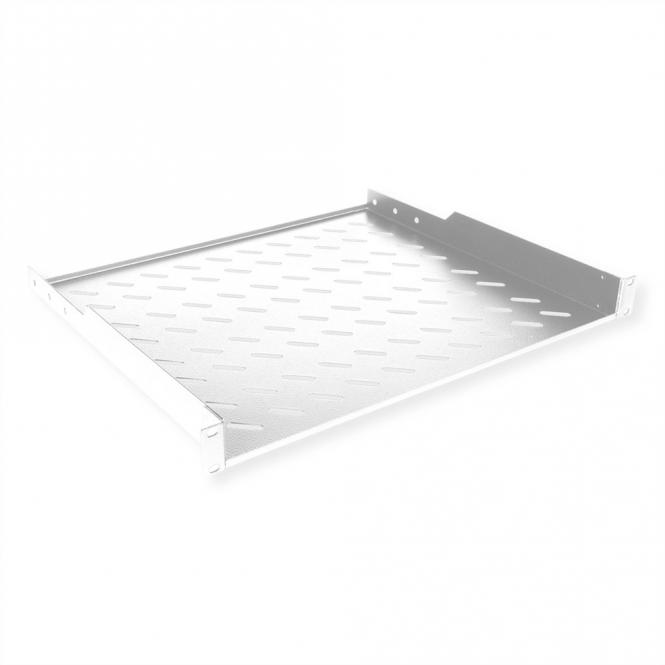 19-pouces Etagère 1U 400P, 15kg de charge gris 