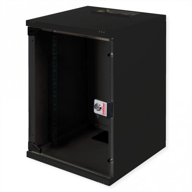 10-Zoll Wandgehäuse 9 HE, 312x300 BxT schwarz 