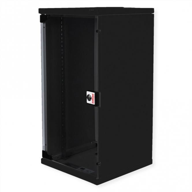 10-Zoll Wandgehäuse 12 HE, 312x300 BxT schwarz 