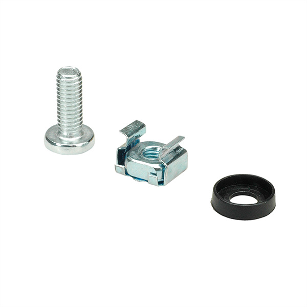 Montagematerial für 19-Zoll-Komponenten, M6, 100er Set 