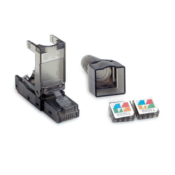 RJ-45 Stecker Kat. 6 (Class E), UTP, feldkonfektionierbar 